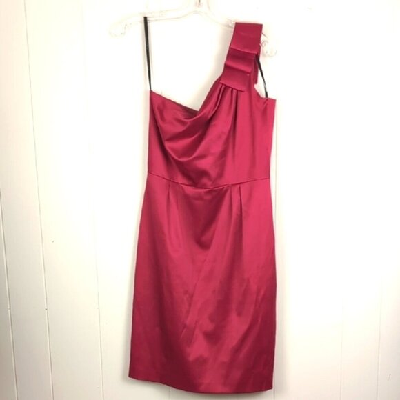 David Meister Dresses & Skirts - Elegant One-Shoulder Pink Dress